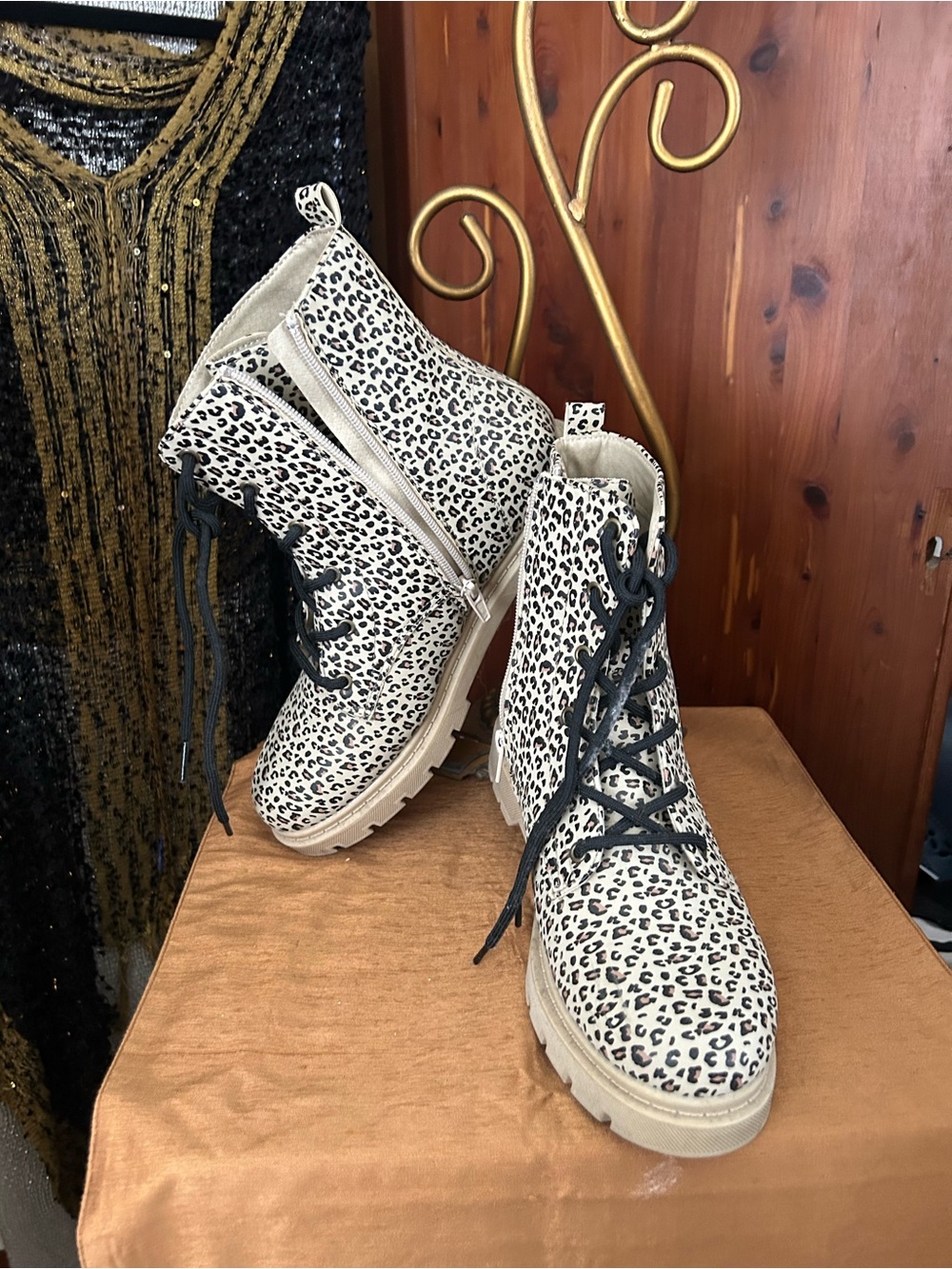 Animal Print Boots